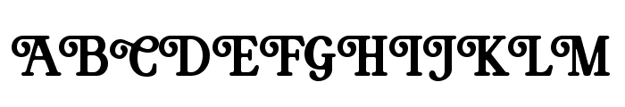 Bookman Serif Font UPPERCASE