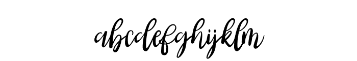 Booncyfly Font LOWERCASE