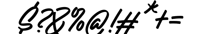 Bootilla Regular Font OTHER CHARS