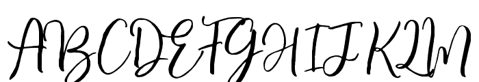 Boottering Font UPPERCASE