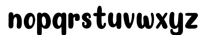 Boque Regular Font LOWERCASE