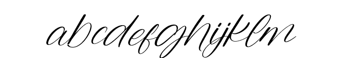 Boquet Khalista Italic Font LOWERCASE