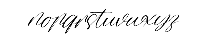 Boquet Khalista Italic Font LOWERCASE