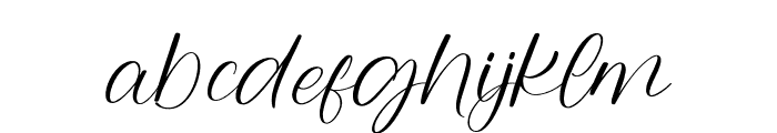 Boquet Khalista Font LOWERCASE