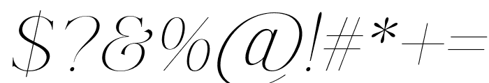 Boraos-Italic Font OTHER CHARS