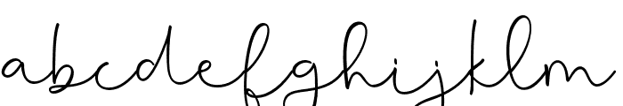 Bordeahill Handwriting Font Font LOWERCASE