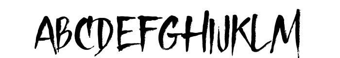 Bored to Death Regular Font LOWERCASE