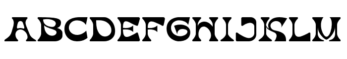 Boreta-Regular Font UPPERCASE