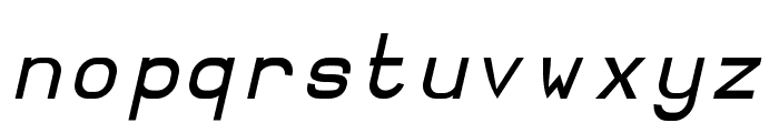 Borgen Bold Oblique Font LOWERCASE