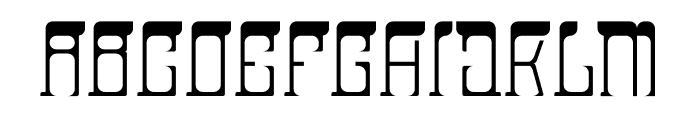 Borgneo Space Font LOWERCASE