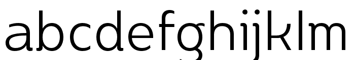 Boriboon Light Font LOWERCASE