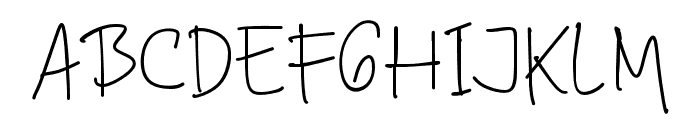 Boring Marker Regular Font UPPERCASE
