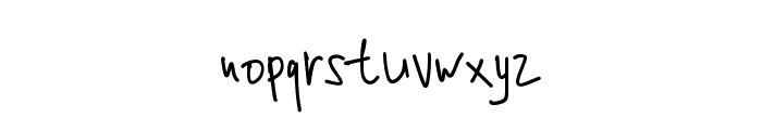Boring Marker Regular Font LOWERCASE