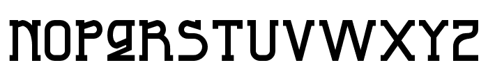 Bornine-Regular Font UPPERCASE