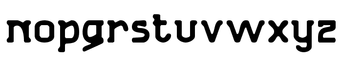 Bornine Rough Regular Font LOWERCASE