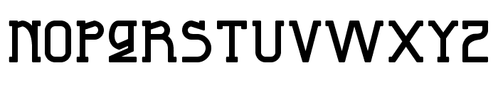 Bornine Round Regular Font UPPERCASE