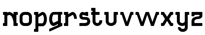 Bornine Round Regular Font LOWERCASE