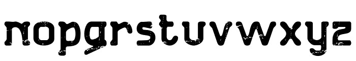 BornineDist-Regular Font LOWERCASE