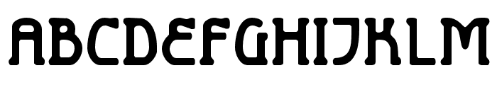 BornineRough-Regular Font UPPERCASE