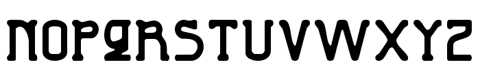 BornineRough-Regular Font UPPERCASE