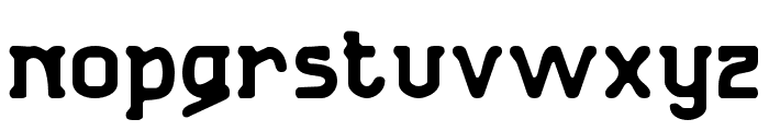BornineRough-Regular Font LOWERCASE