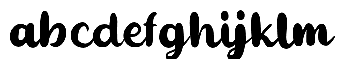 BorntoShine-Regular Font LOWERCASE