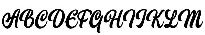 Borsigiana-Regular Font UPPERCASE