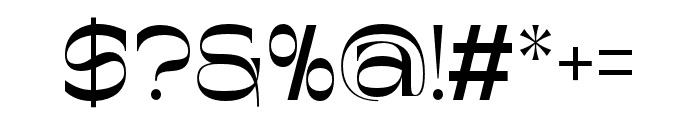 Boruna Regular Font OTHER CHARS