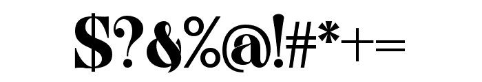 Bosento-Regular Font OTHER CHARS
