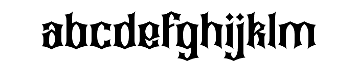 Bosieh-Regular Font LOWERCASE
