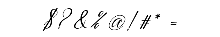 BosleyaScript-Italic Font OTHER CHARS
