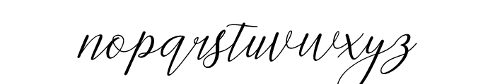 BosleyaScript-Italic Font LOWERCASE