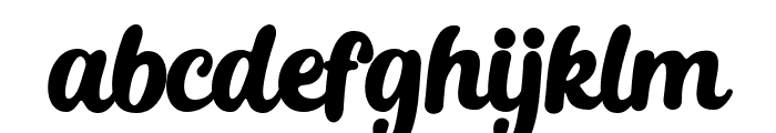 Bosnia Script Regular Font LOWERCASE