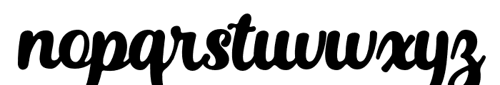 Bosnia Script Regular Font LOWERCASE