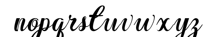 Bosterina Font LOWERCASE