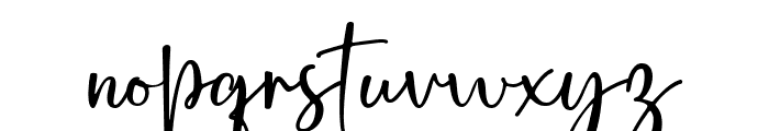 Bosthany Signature Font LOWERCASE