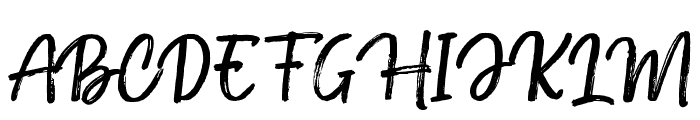 BostineBrush Font UPPERCASE