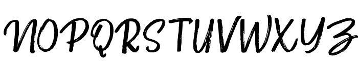 BostineBrush Font UPPERCASE