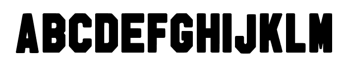 Boston Football Regular Font UPPERCASE
