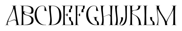 Botaky Regular Font UPPERCASE