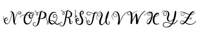 BotaniFondi Font UPPERCASE