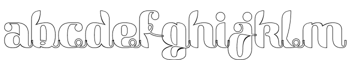 Botanical Garden-Hollow Font LOWERCASE