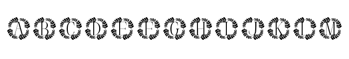 Botanique Monogram Font UPPERCASE
