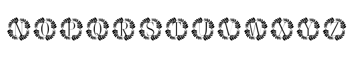 Botanique Monogram Font LOWERCASE