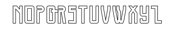 Bothweld Outline Font UPPERCASE