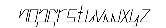 Botox Thin Italic Font LOWERCASE