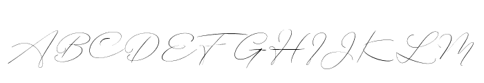 BotterillSignature Font UPPERCASE