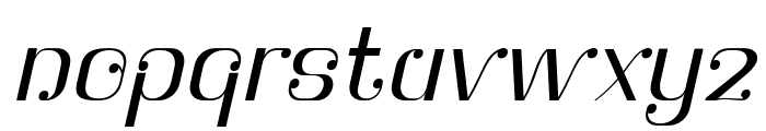 Botuna-BoldSlanted Font LOWERCASE