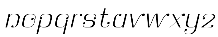 Botuna-ExtraLightSlanted Font LOWERCASE