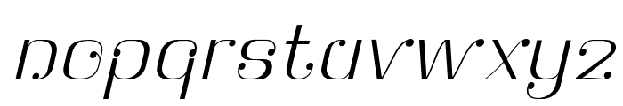 Botuna-LightSlanted Font LOWERCASE